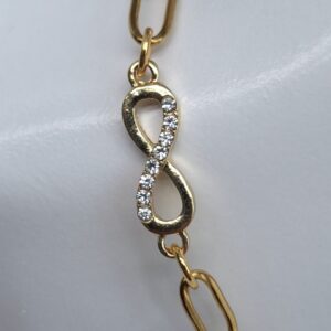 gouden damesarmband met infinity symbool 1– grand jewellery pm