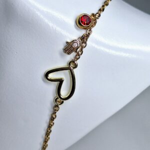 hartjes armband goud rode liefde grand jewellery pm