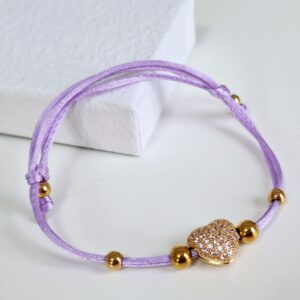 paarse hartjes armband zirconia grand jewellery pm