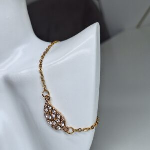 schimmer blad goud armband zirkonia grand jewellery pm