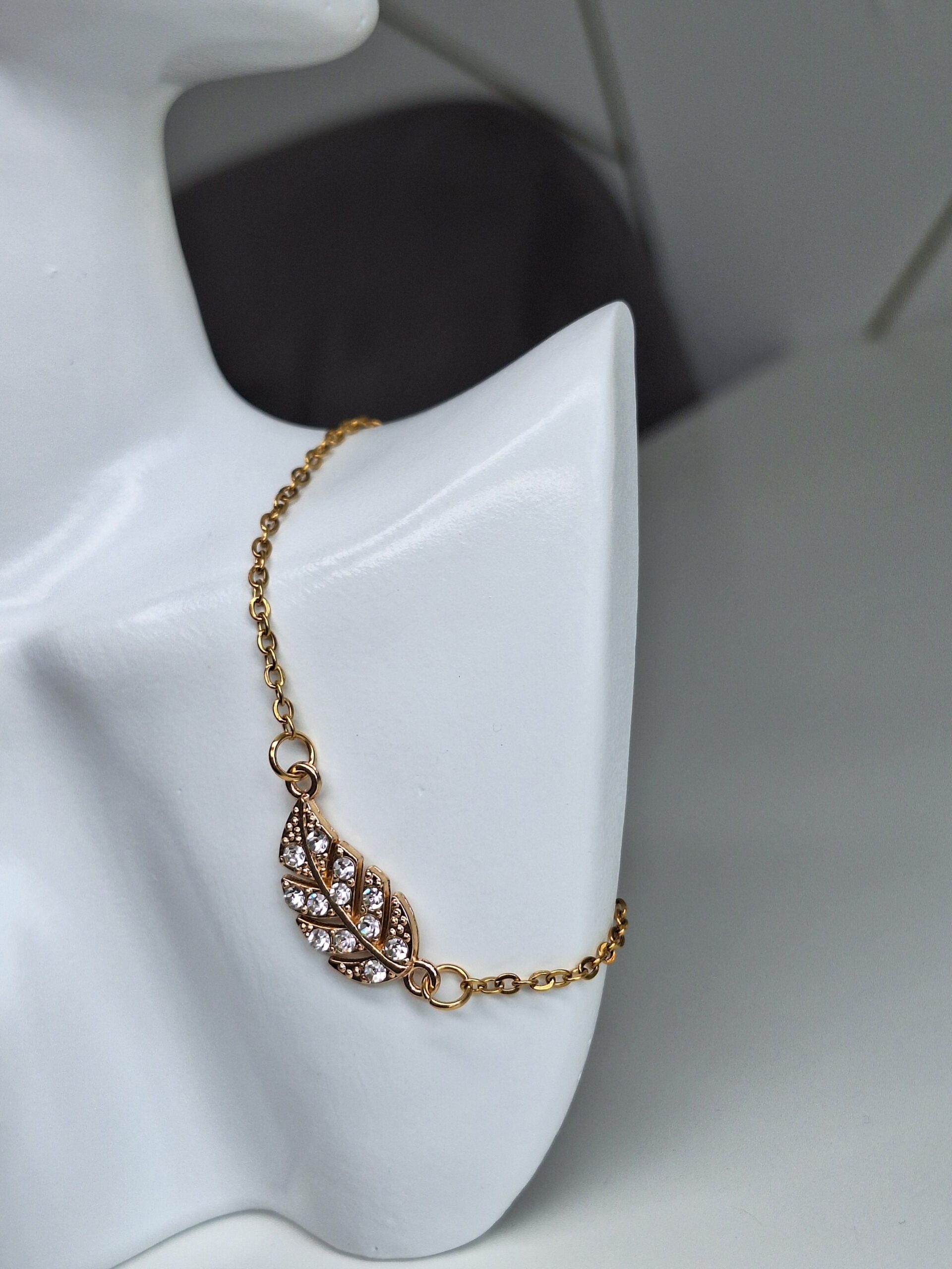 schimmer blad goud armband zirkonia grand jewellery pm schimmer blad goud armband zirkonia grand jewellery pm