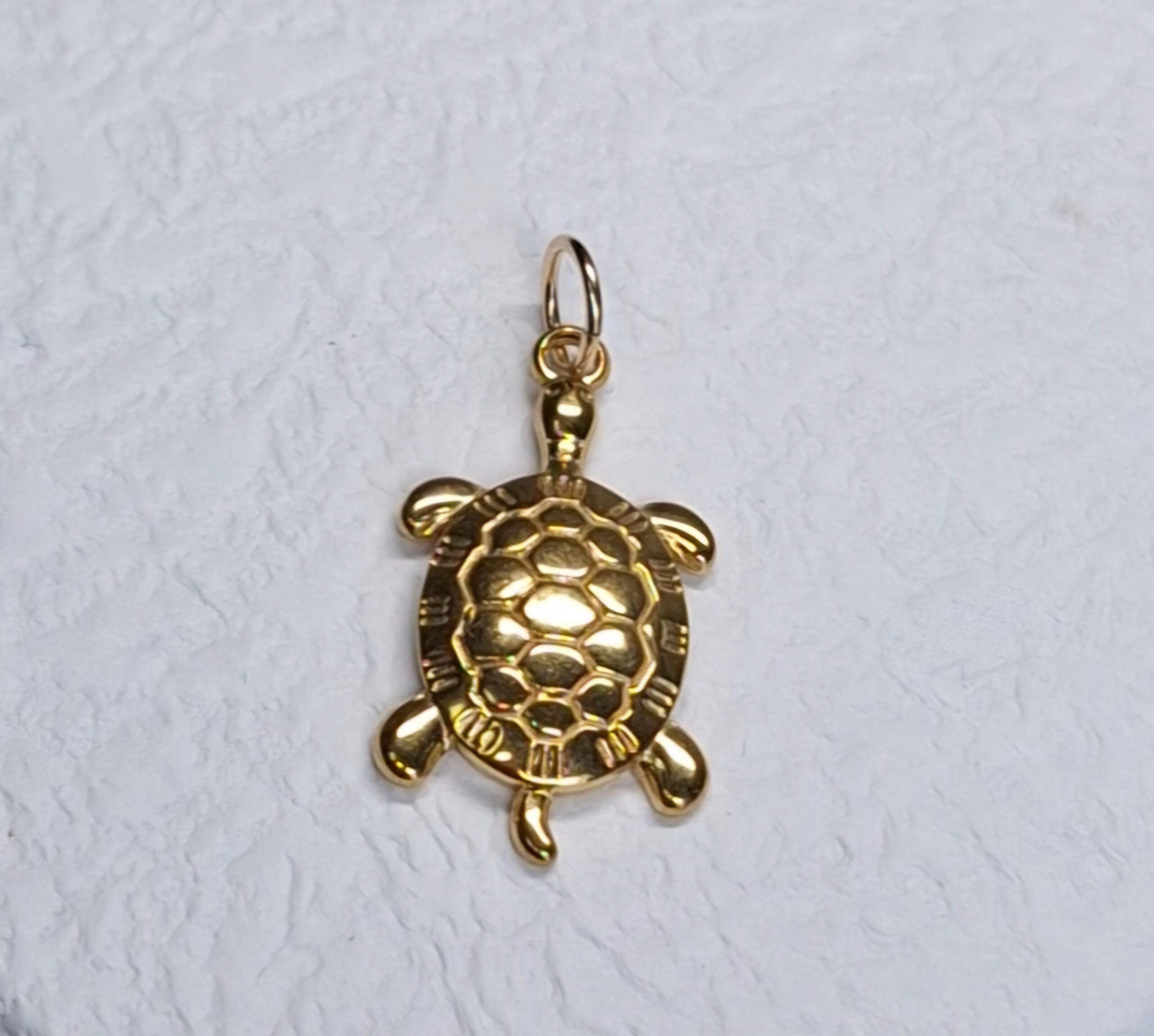 bedel – gouden schildpad (2) bedel – gouden schildpad (2)