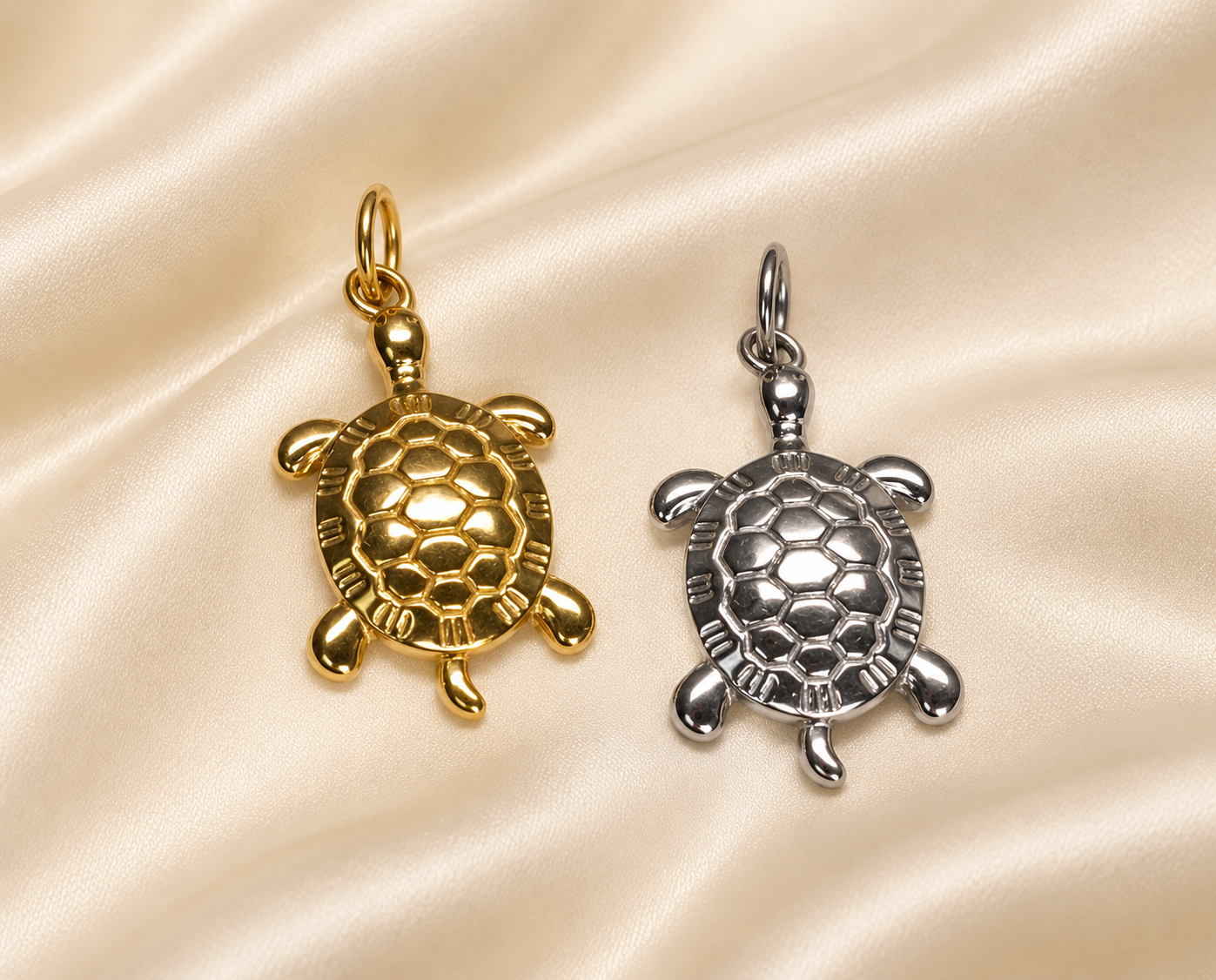 schildpad bedel goud en zilver grand jewellery pm schildpad bedel goud en zilver grand jewellery pm